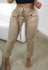 Fashion Women'S Solid Color High Waisted Pants