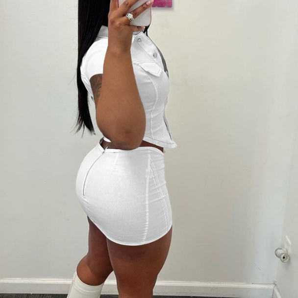 Women'S Clothing Buttons Two Piece Sports Set