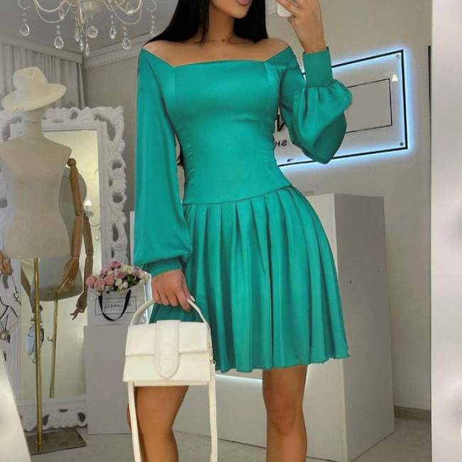 Fashion Women Long Sleeve Dress
