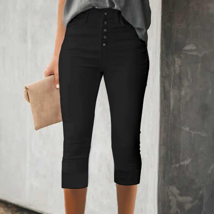 Tight Casual Design White Pants