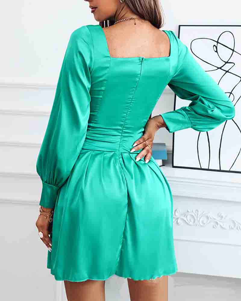 Fashion Women Long Sleeve Dress