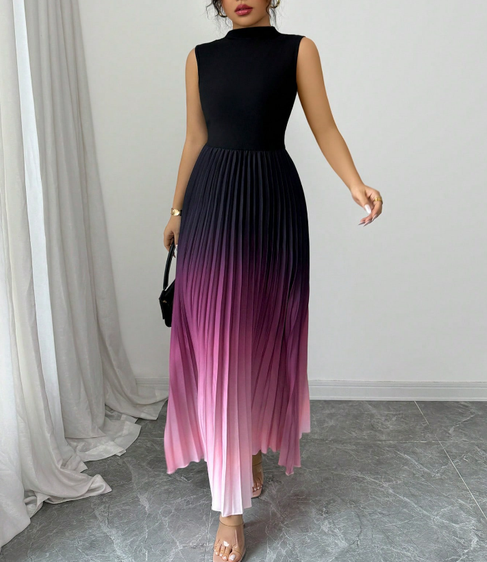 Round Neck Fashion Sexy Sleeveless Dress