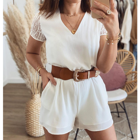 Diamond-Studded Jumpsuit