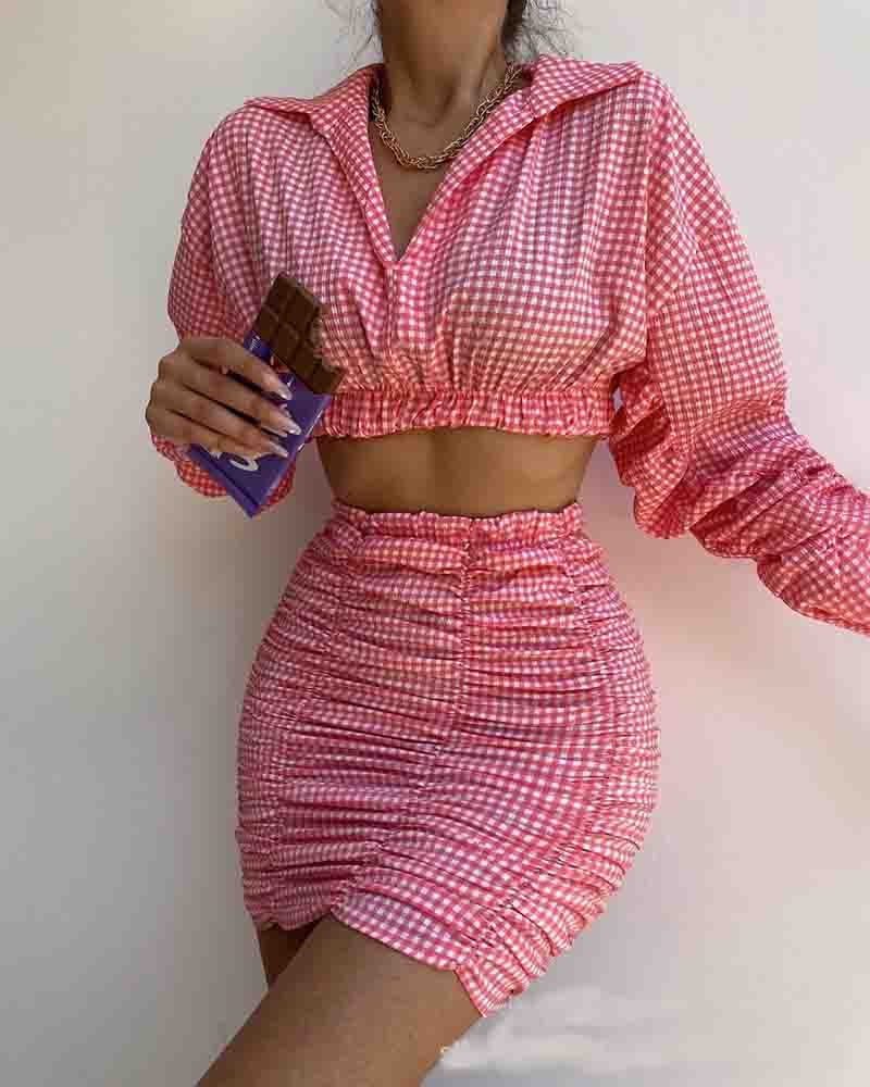 Sweet Women Sexy Two-Piece Dress