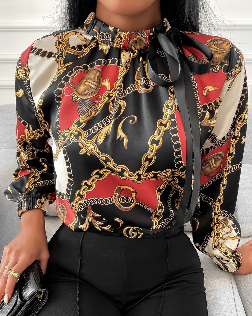 One-Shoulder Bat Sleeve Long-Sleeved Top