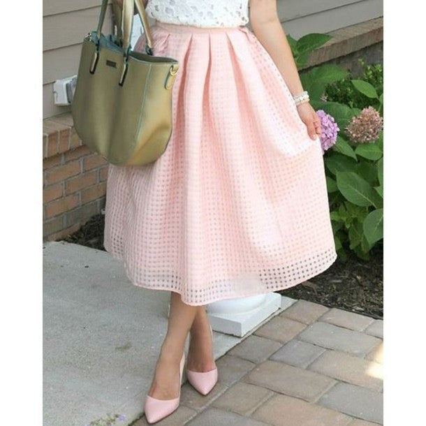 FASHION SEXY PINK SKIRT