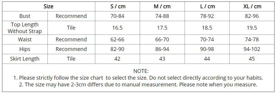 Sling Two-Piece High Waist Dress