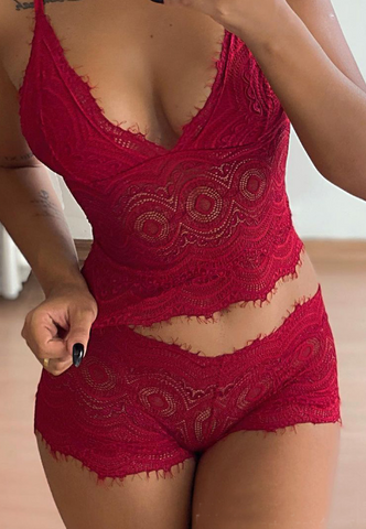 Solid Color Sexy Lace One Piece Swimwear