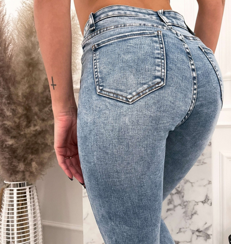 Women'S Blue Denim Pants