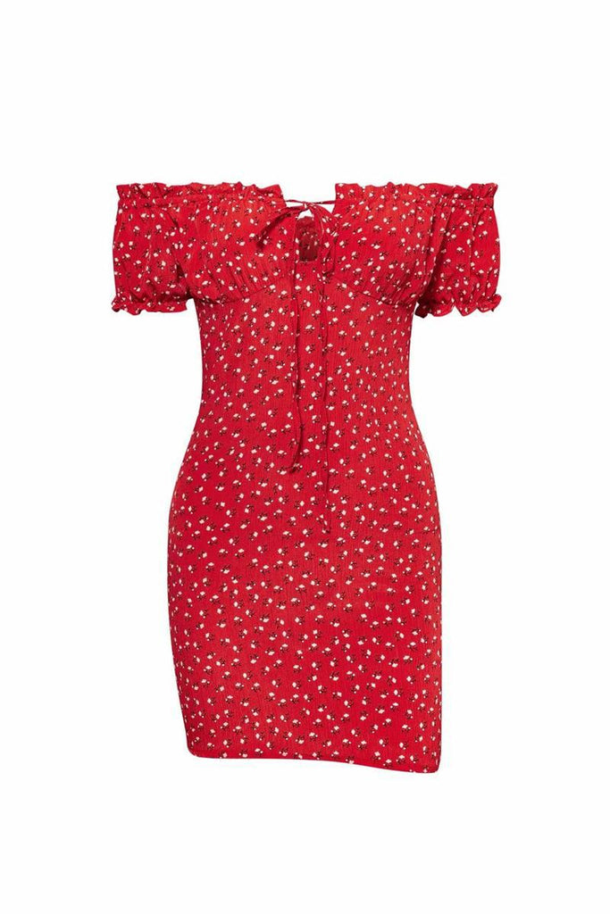 Slim Sexy Women Print Dress