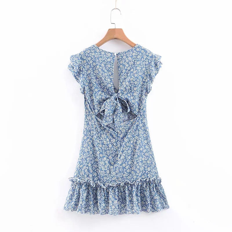 Sweet Sexy V-neck Halter Dress