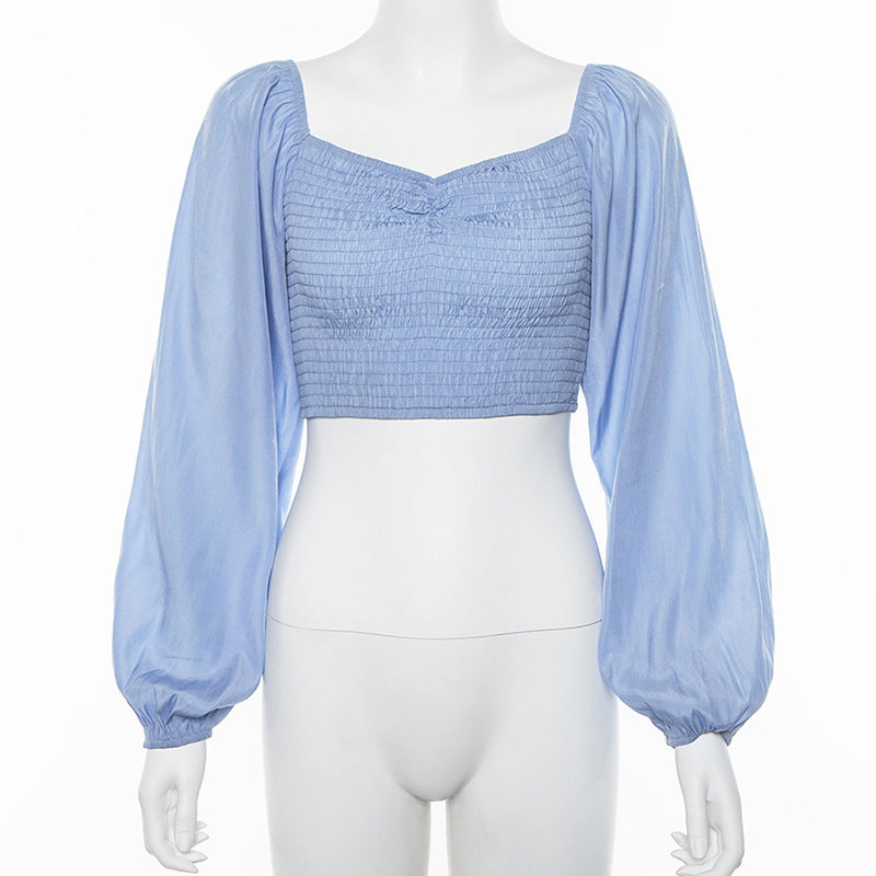 One-Shoulder Women'S Long-Sleeved T-Shirt