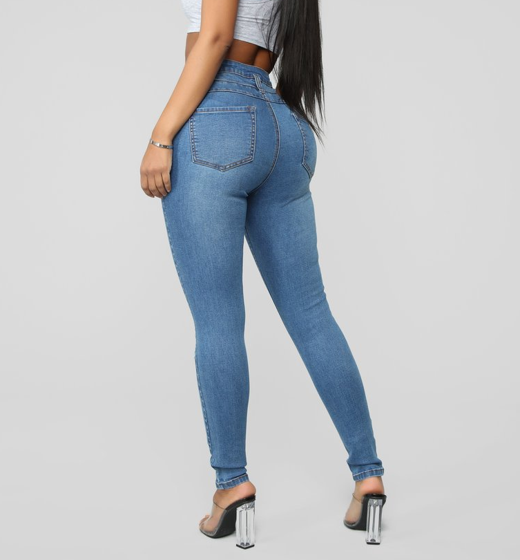 Sexy High Waist Stretch Denim Pants