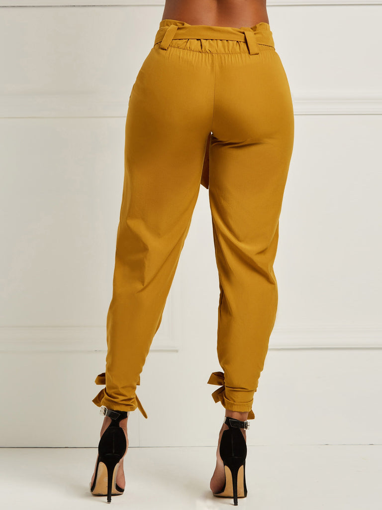 Elegant Fashion High Waist Pants