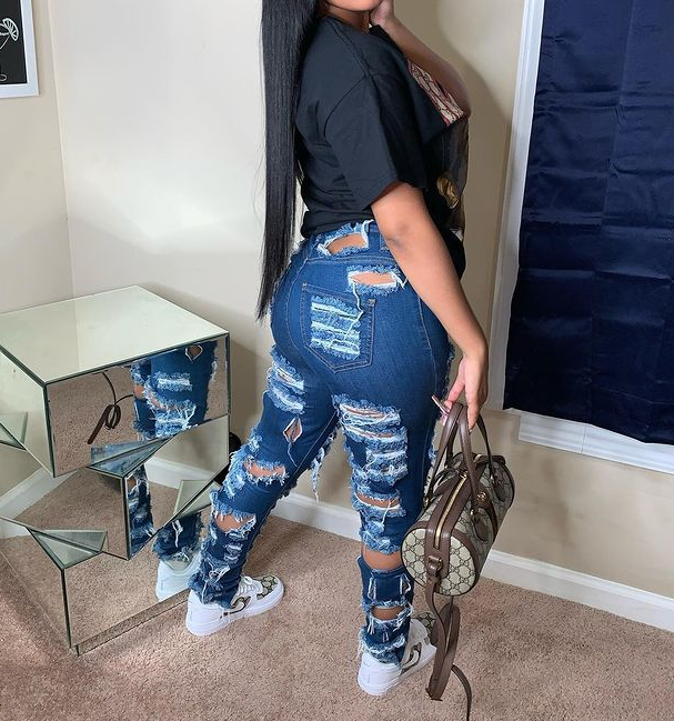 Fashion Sexy Ripped Jeans
