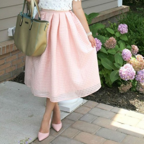 Solid color package hip skirts