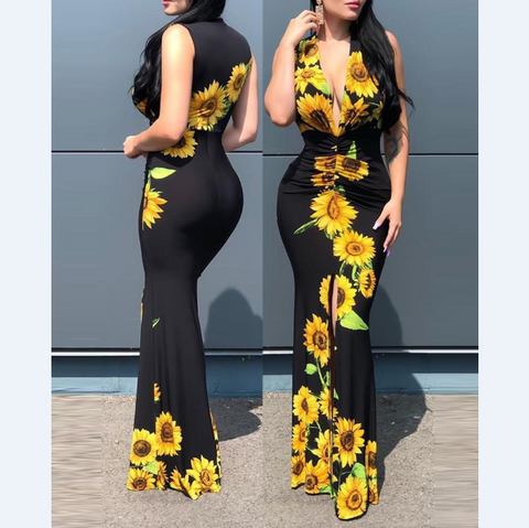 Diamond-Studded Jumpsuit