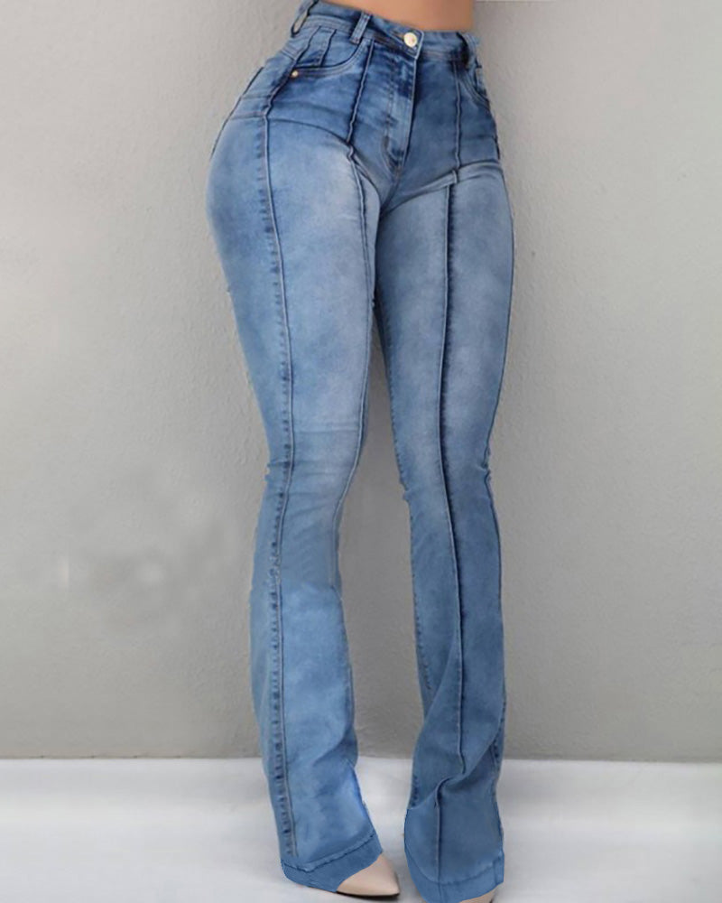 Retro Stretch Denim Jeans