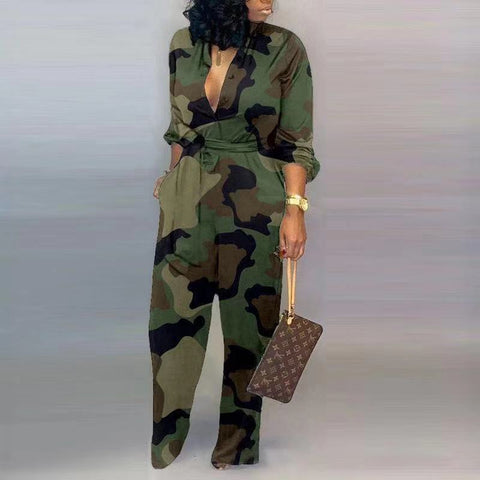 Diamond-Studded Jumpsuit