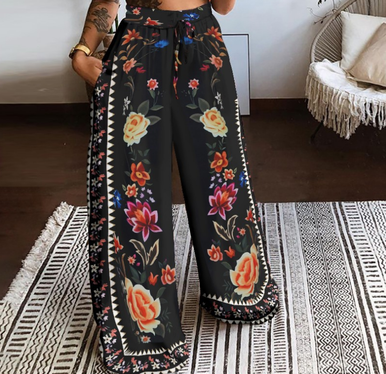 Fashion Print Two-piece Set