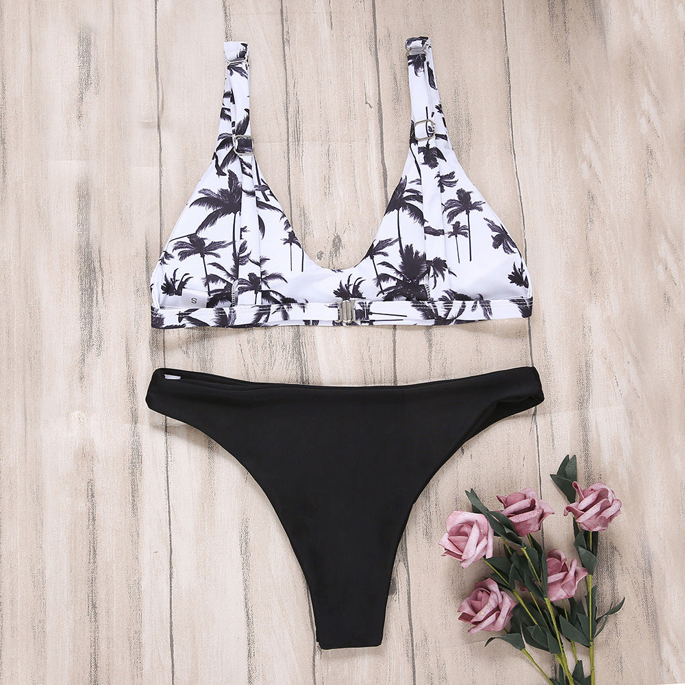 Sexy Coconut Tree Bikini Swimsuit