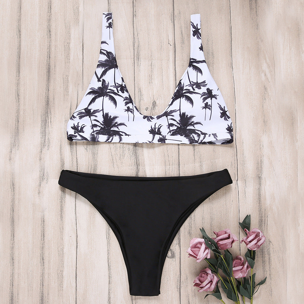 Sexy Coconut Tree Bikini Swimsuit