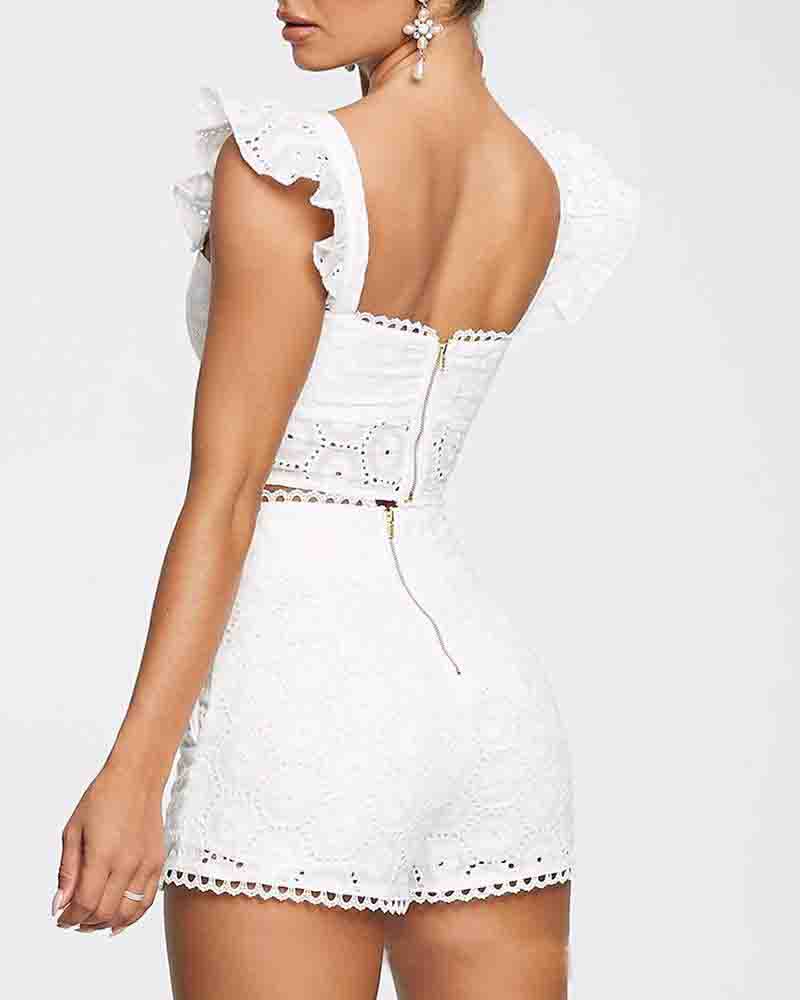 Fashion Lace Two-piece Set