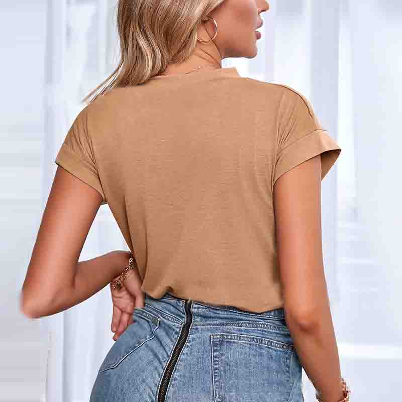 Fashion Printed Short Sleeve Top