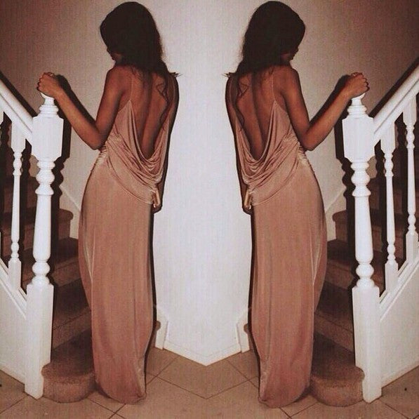 Fashion Sexy Sling halter dress