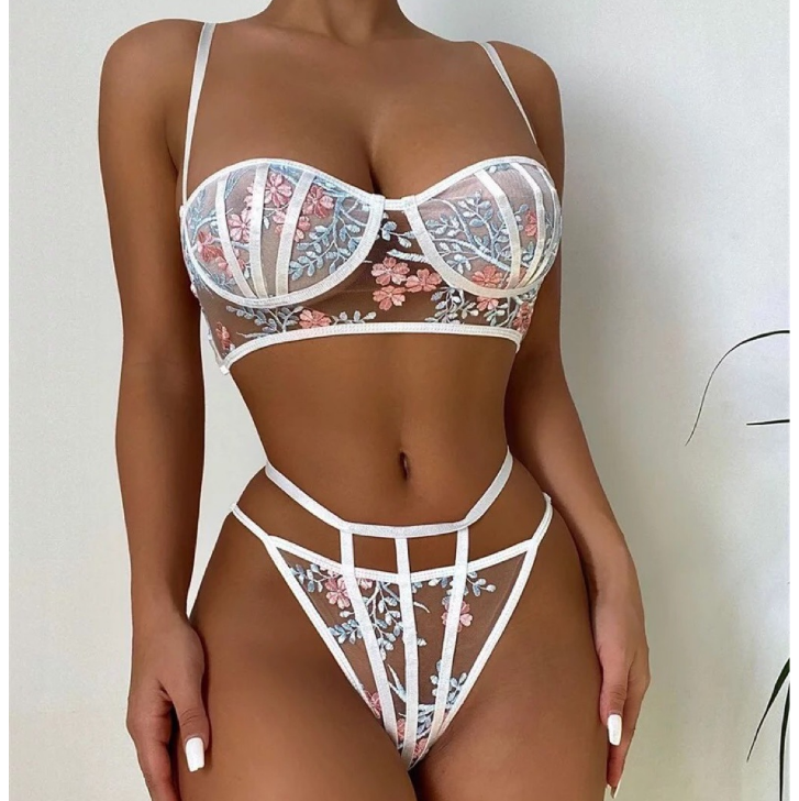 Sexy White Backless Bikinis Set