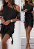 Fashion Lace Splicing Short Sleeve Dress
