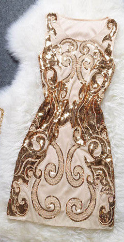 Slim Embroidered Dress