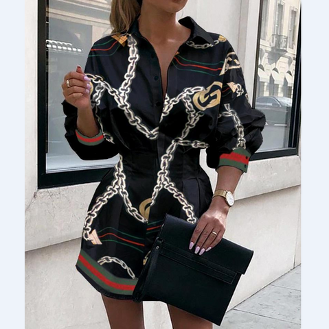 Fashion Sexy Long Sleeve Dress