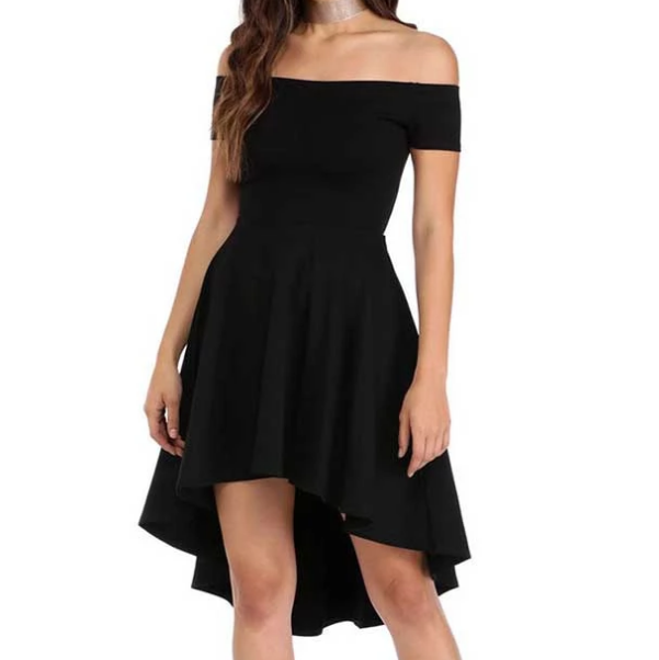 Sweet Off the Shoulder Cocktail Dress