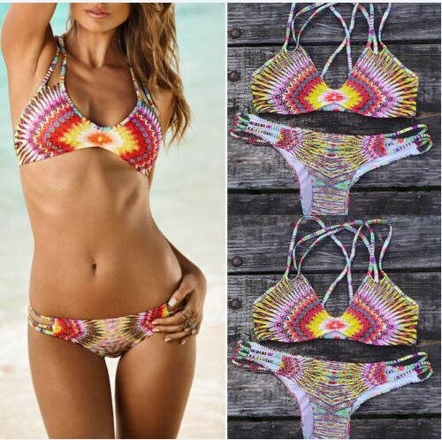 Fashion Printed Bikini Swimwear