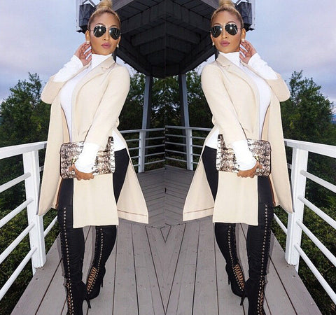 Women'S Long-Sleeved Thick Hooded Jacket