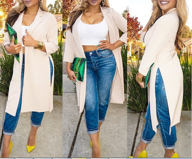 Beautiful long-sleeved cardigan jacket