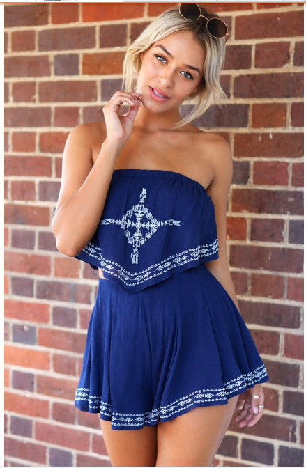 Fashion printed Two-piece shorts