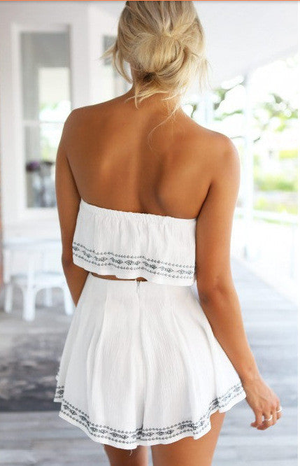 Fashion printed Two-piece shorts