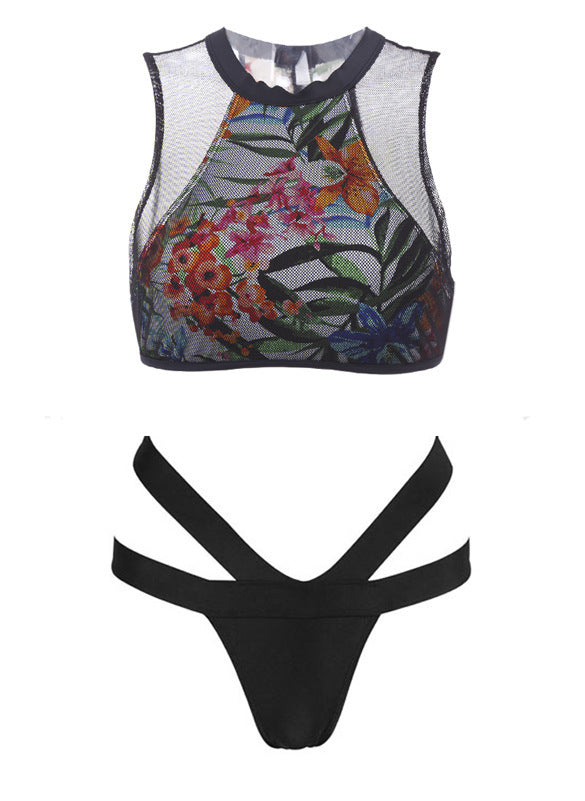 printed fashion bikinis two-piece