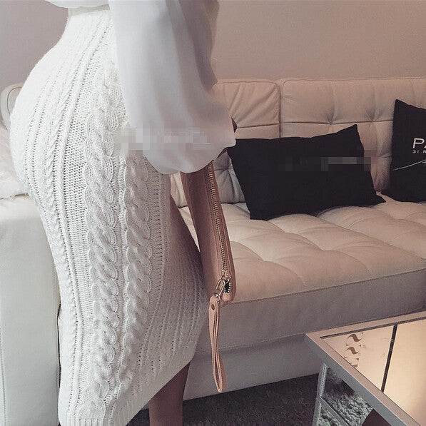 Slim package hip skirts