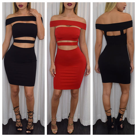 Sexy Fashion Sling V-neck dress