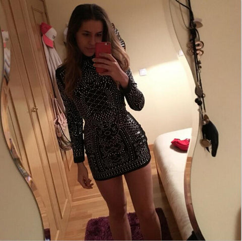 Long-Sleeved Women'S Printed Dress