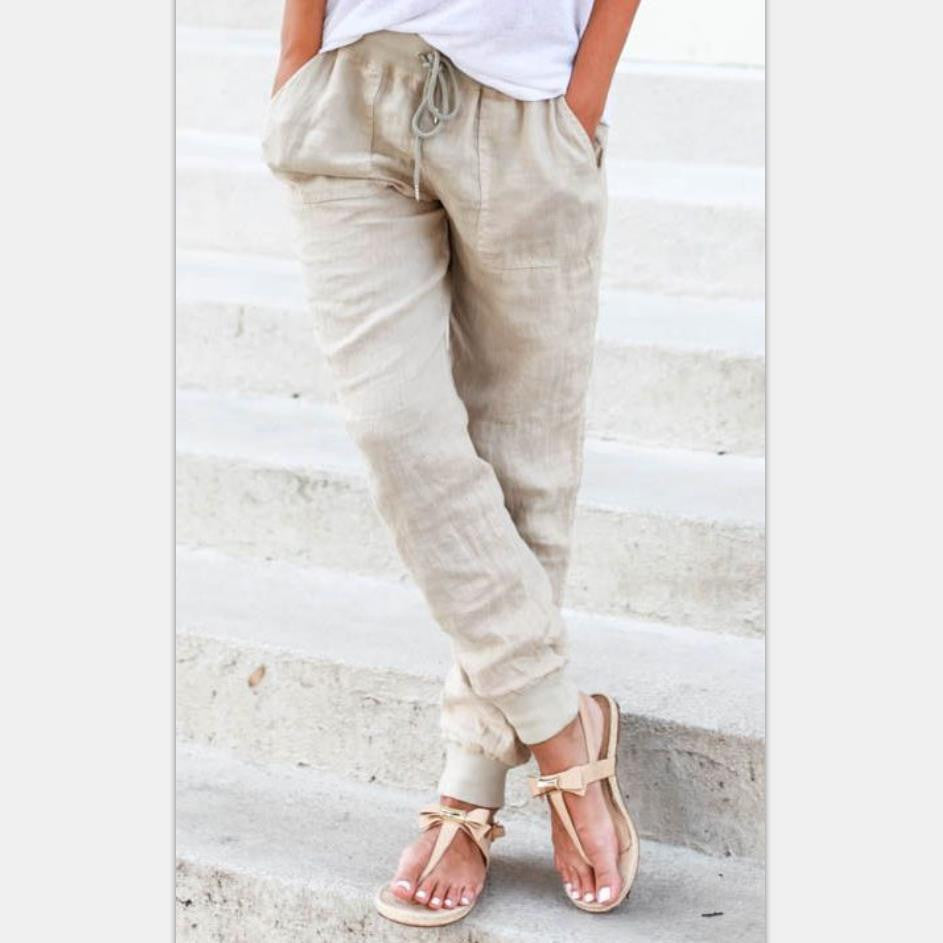 Leisure loose long pants