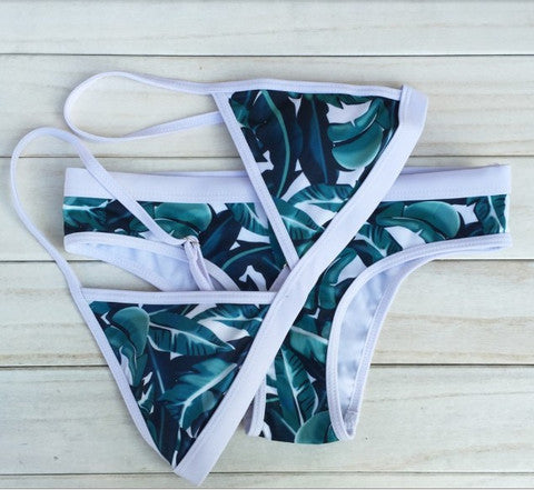 FASHION SEXY PRINT BIKINI SWIMSUIT