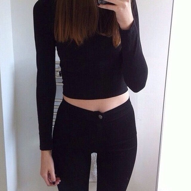 Slim Slim Fit High Waisted Jeans Jeans Denims Trousers Pants