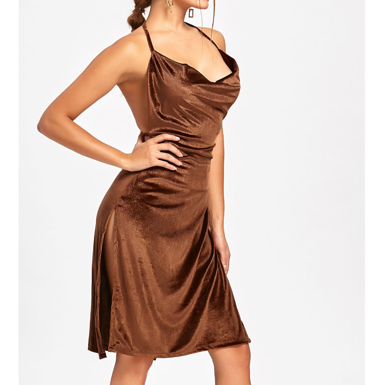 Fashion Women'S Sexy Sleeveless Backless Dress