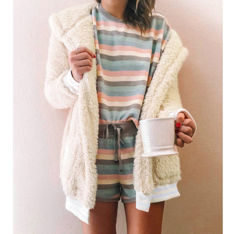 Fashion Solid Color Long-Sleeved Cardigan Jacket