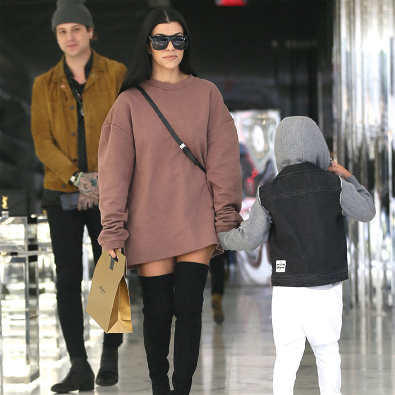 Casual long-sleeved Bat sleeve sweater