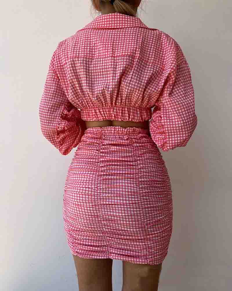 Sweet Women Sexy Two-Piece Dress